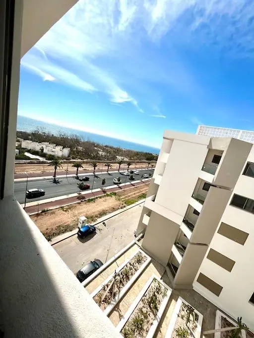 Appartement Vue Sur Mer Pres De La Plage Agadir Marokko